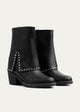 Rodeo Studded Mid Boots | Black