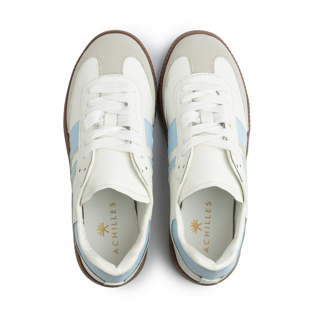 G-Sneakers | Laceup Comfy Sneakers - Baby Blue