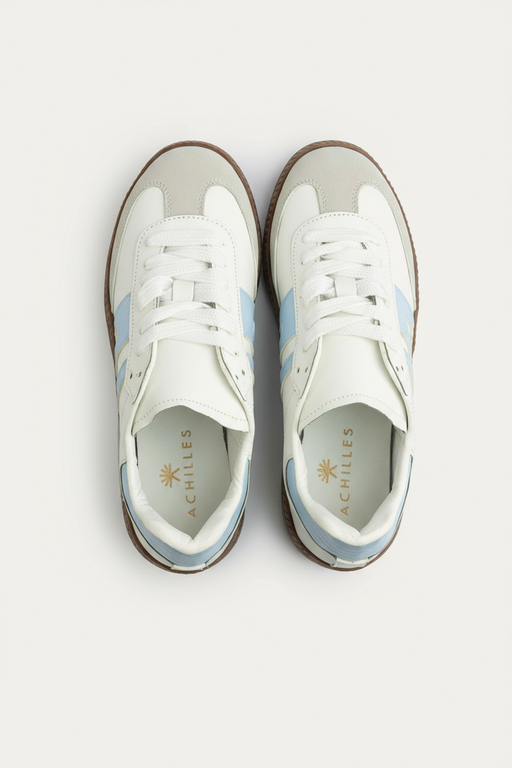 G-Sneakers Laceup Comfy Sneakers | Baby Blue