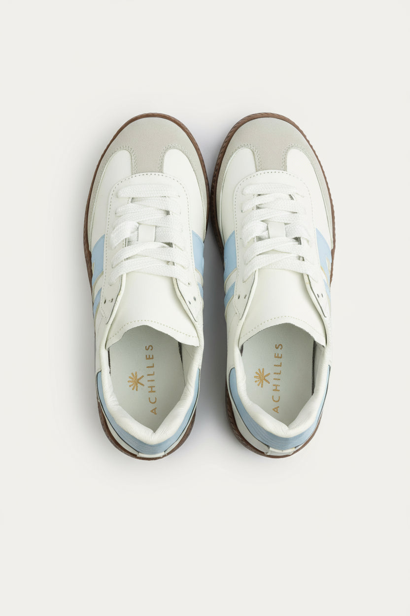 G-Sneakers | Laceup Comfy Sneakers - Baby Blue