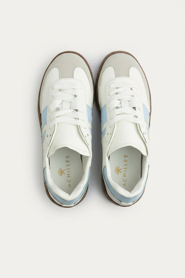 G-Sneakers | Laceup Comfy Sneakers - Baby Blue