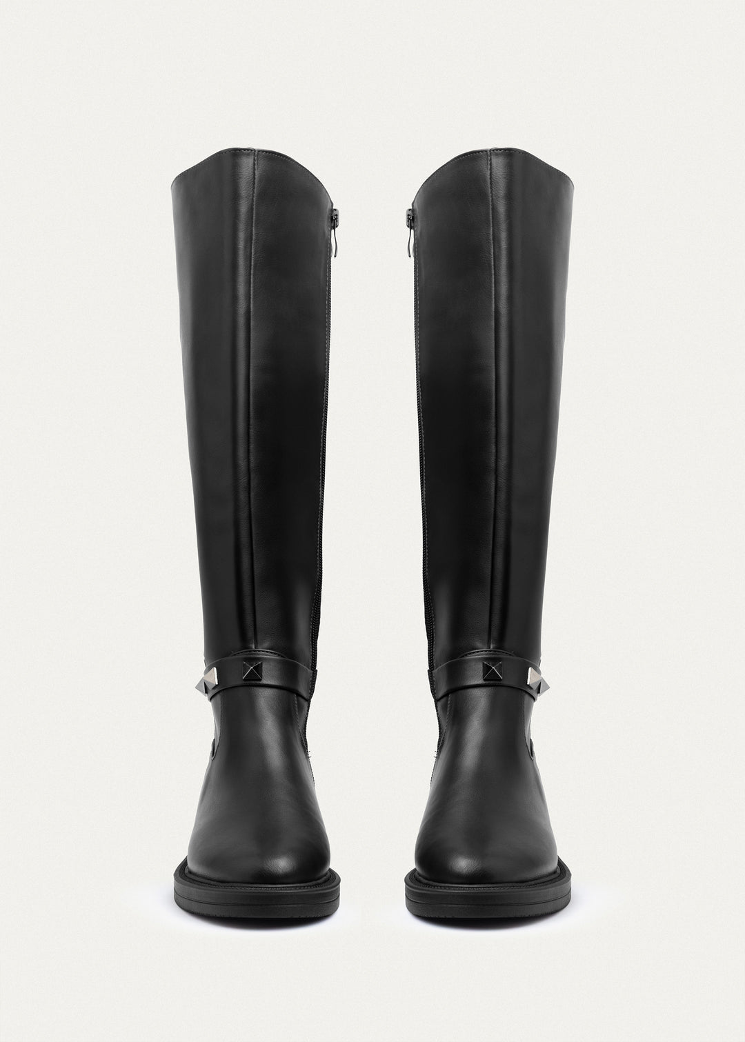 Achilles | Rebel Quilted Tall Boots| Black