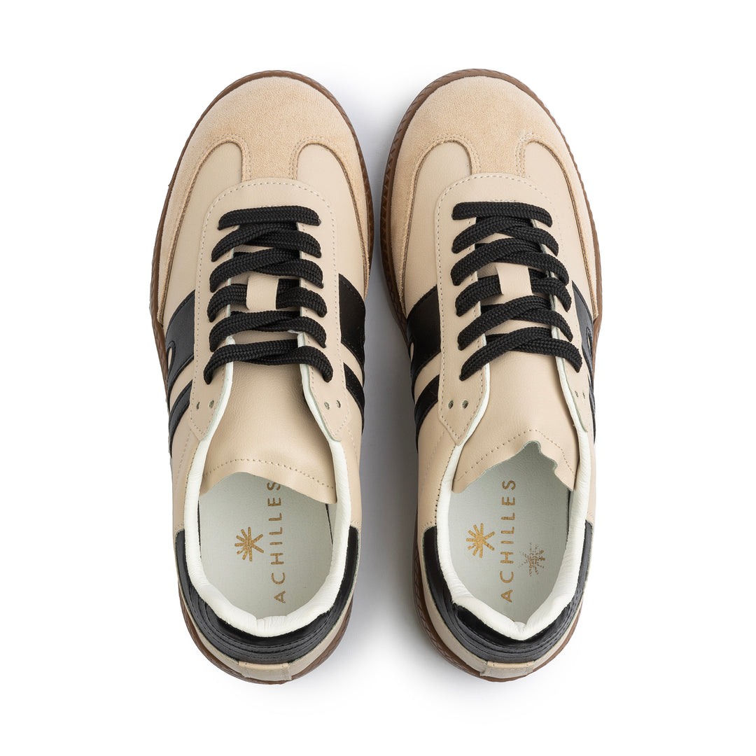 G-Sneakers | Laceup Comfy Sneakers - Beige