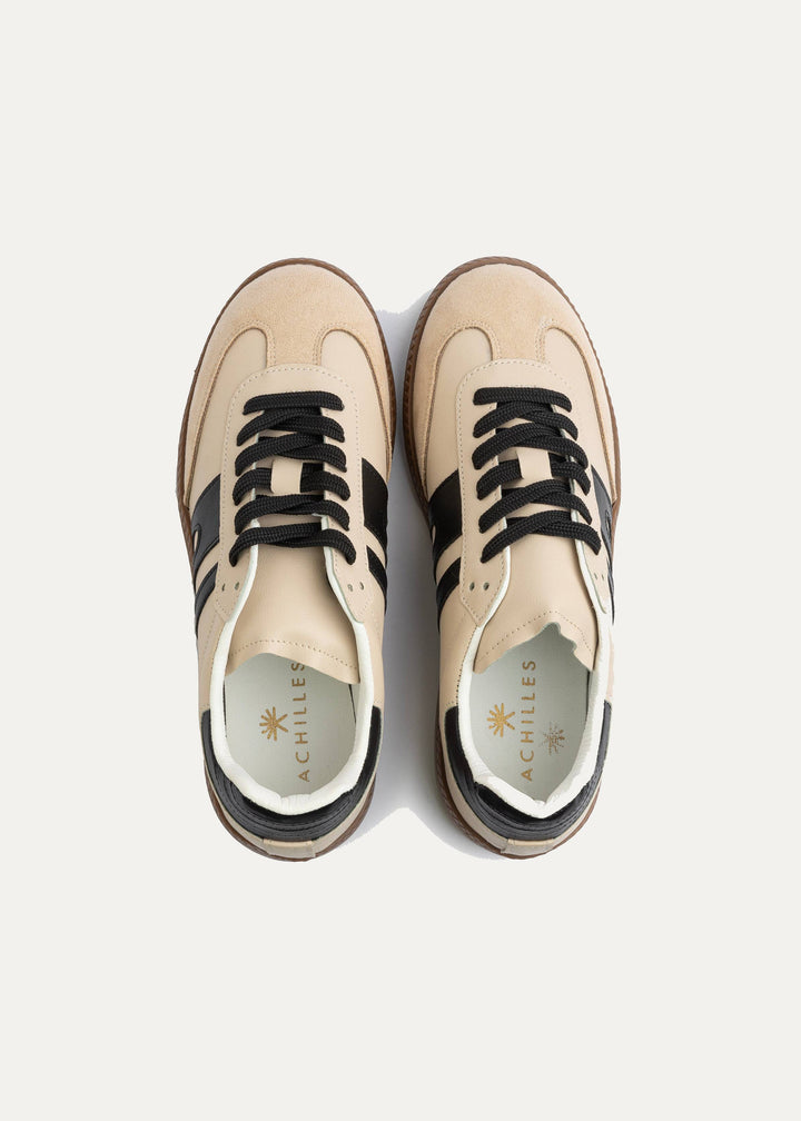 G-Sneakers | Laceup Comfy Sneakers - Beige