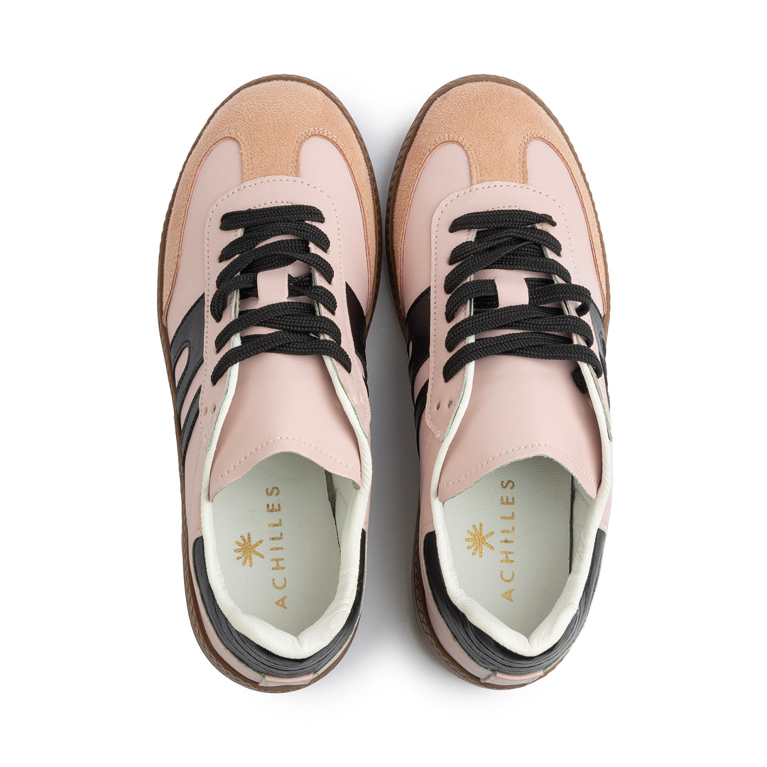 G-Sneakers | Laceup Comfy Sneakers - Pink