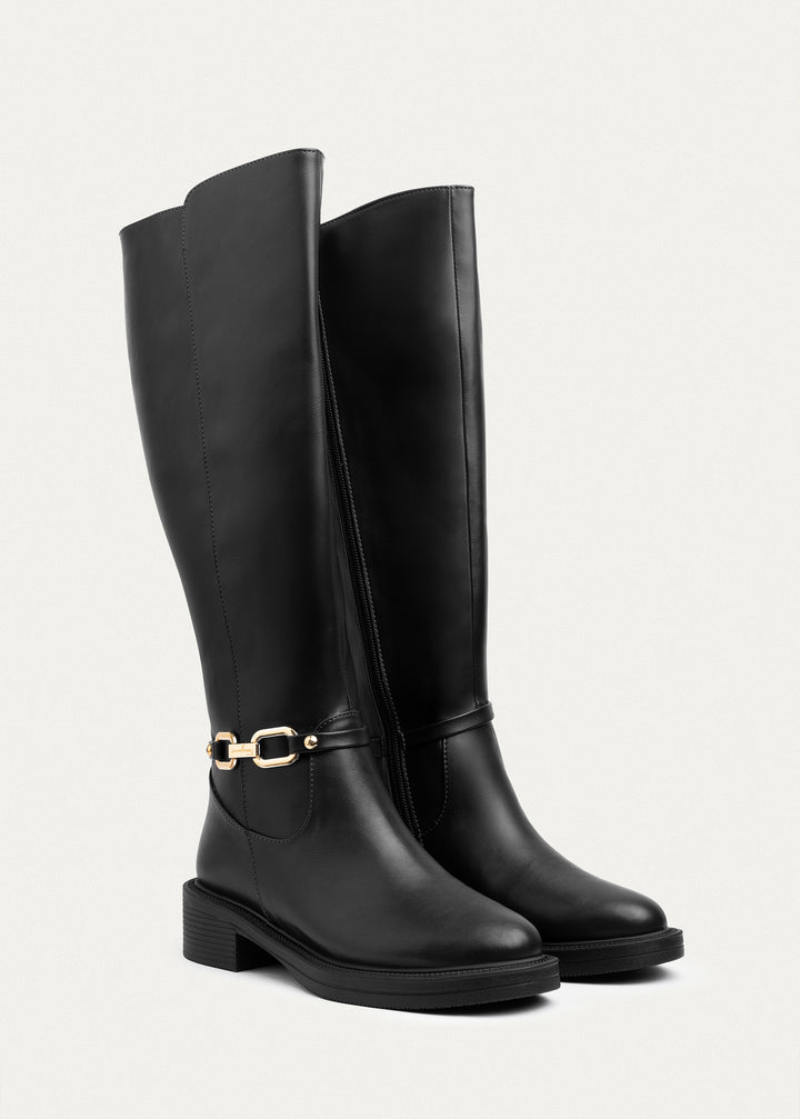 Achilles | Equestria Tall Boots | Black