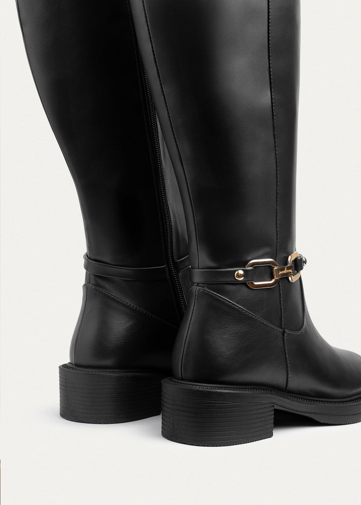 Achilles | Equestria Tall Boots | Black
