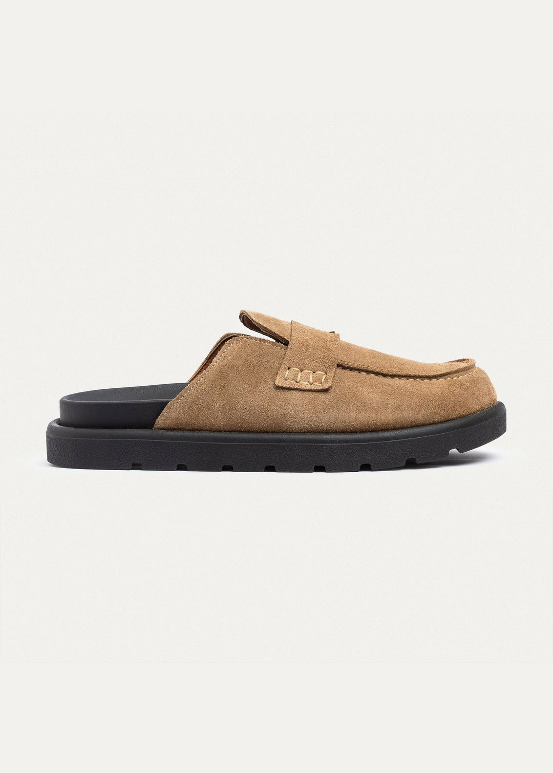 Achilles Suede Slip-On Loafer Mule | Cafe