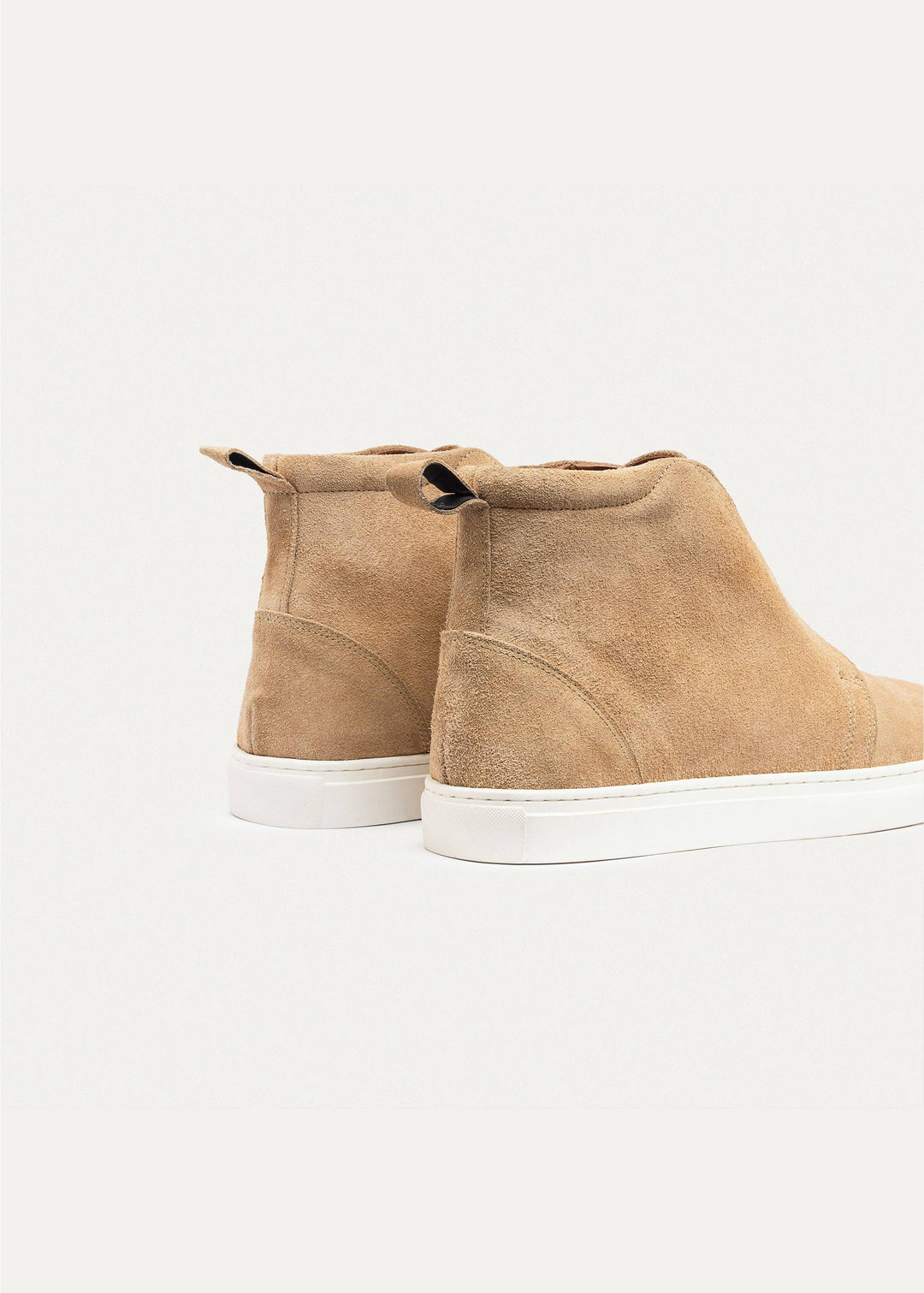 Achilles | Urban Suede Mid-Top Sneakers | Beige