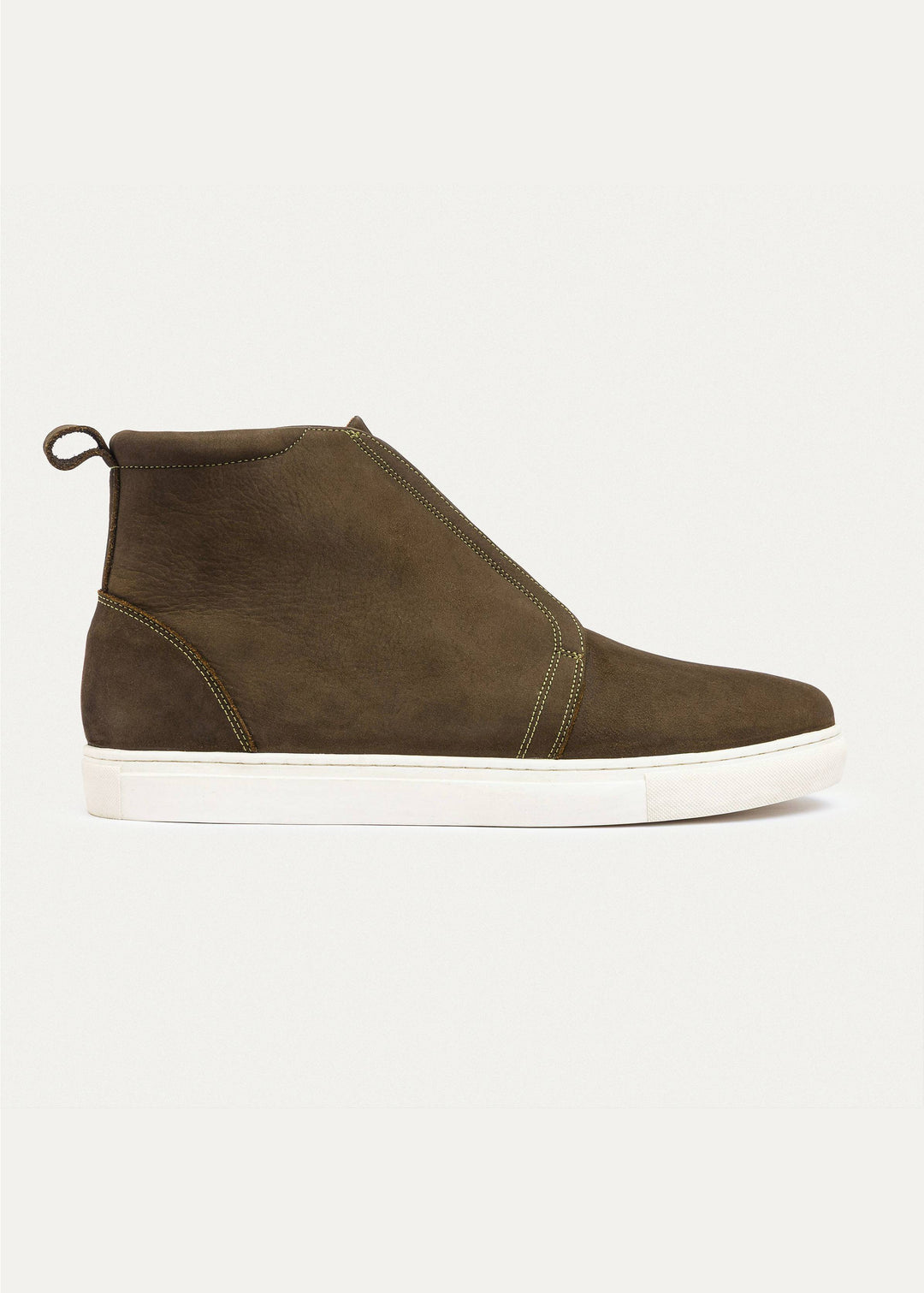 Achilles | Urban Suede Mid-Top Sneakers | Olive