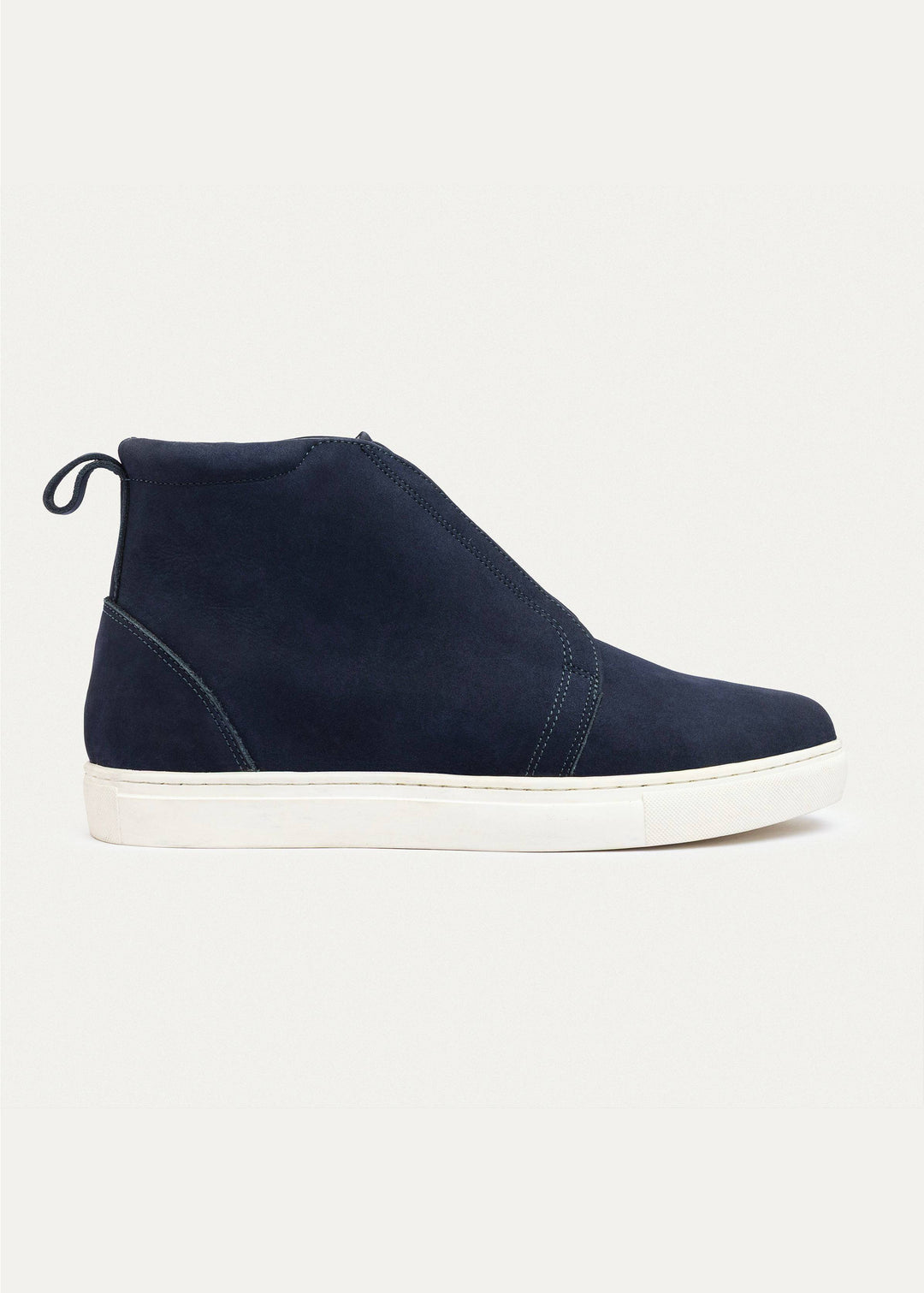 Achilles | Urban Suede Mid-Top Sneakers | Navy Blue