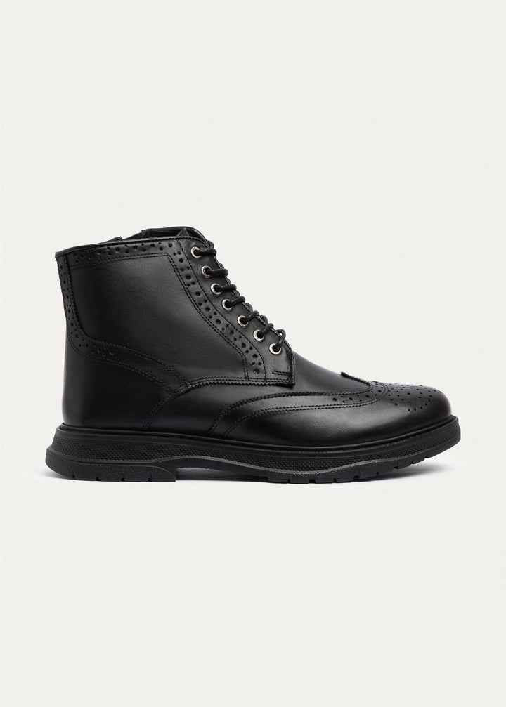 Regent Brogue Boots | Black