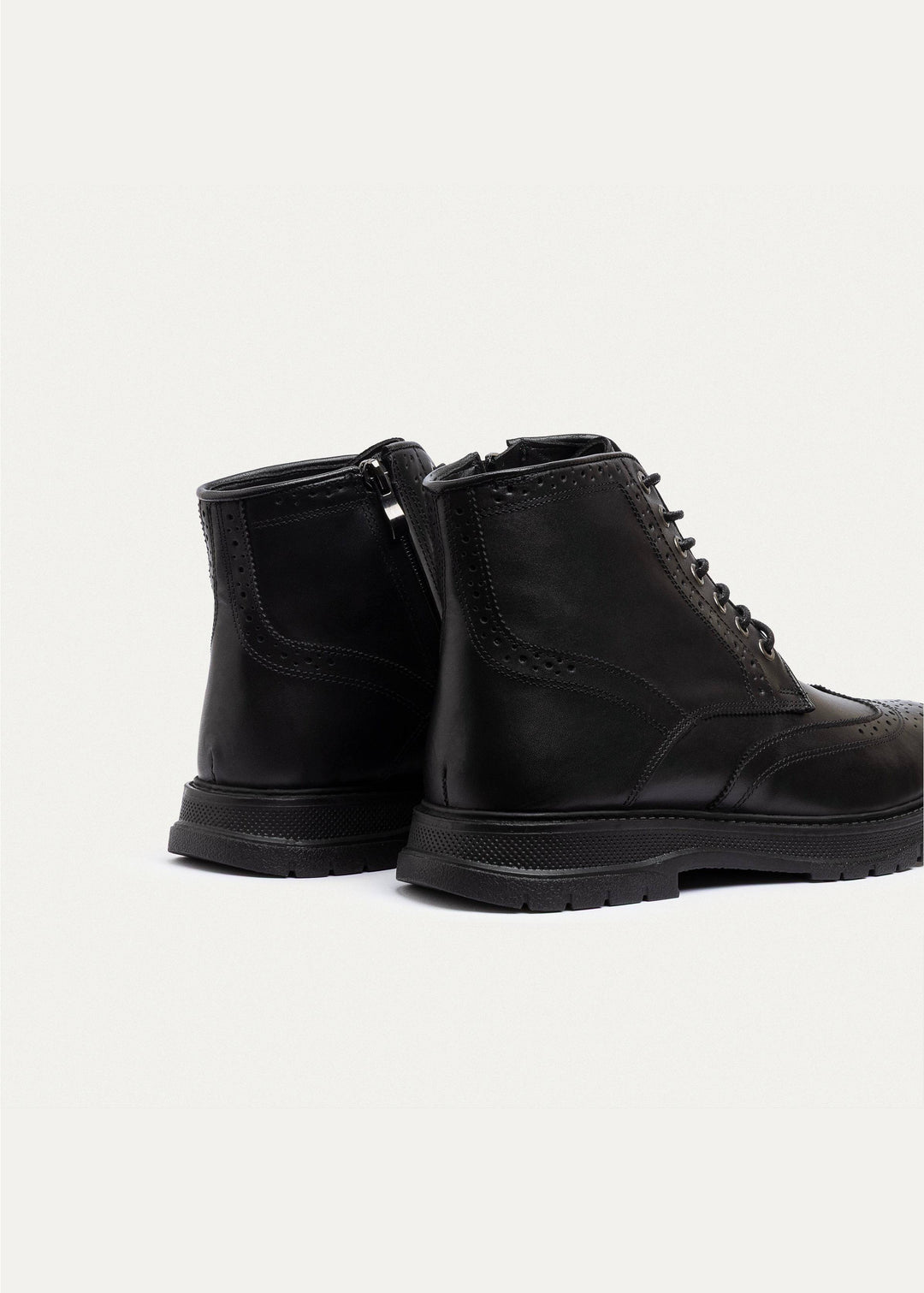 Achilles | Regent Brogue Boots | Black