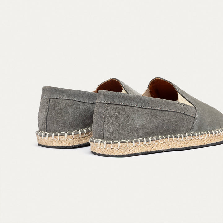 Achilles | Men's Espadrille Suede Edition - Gray
