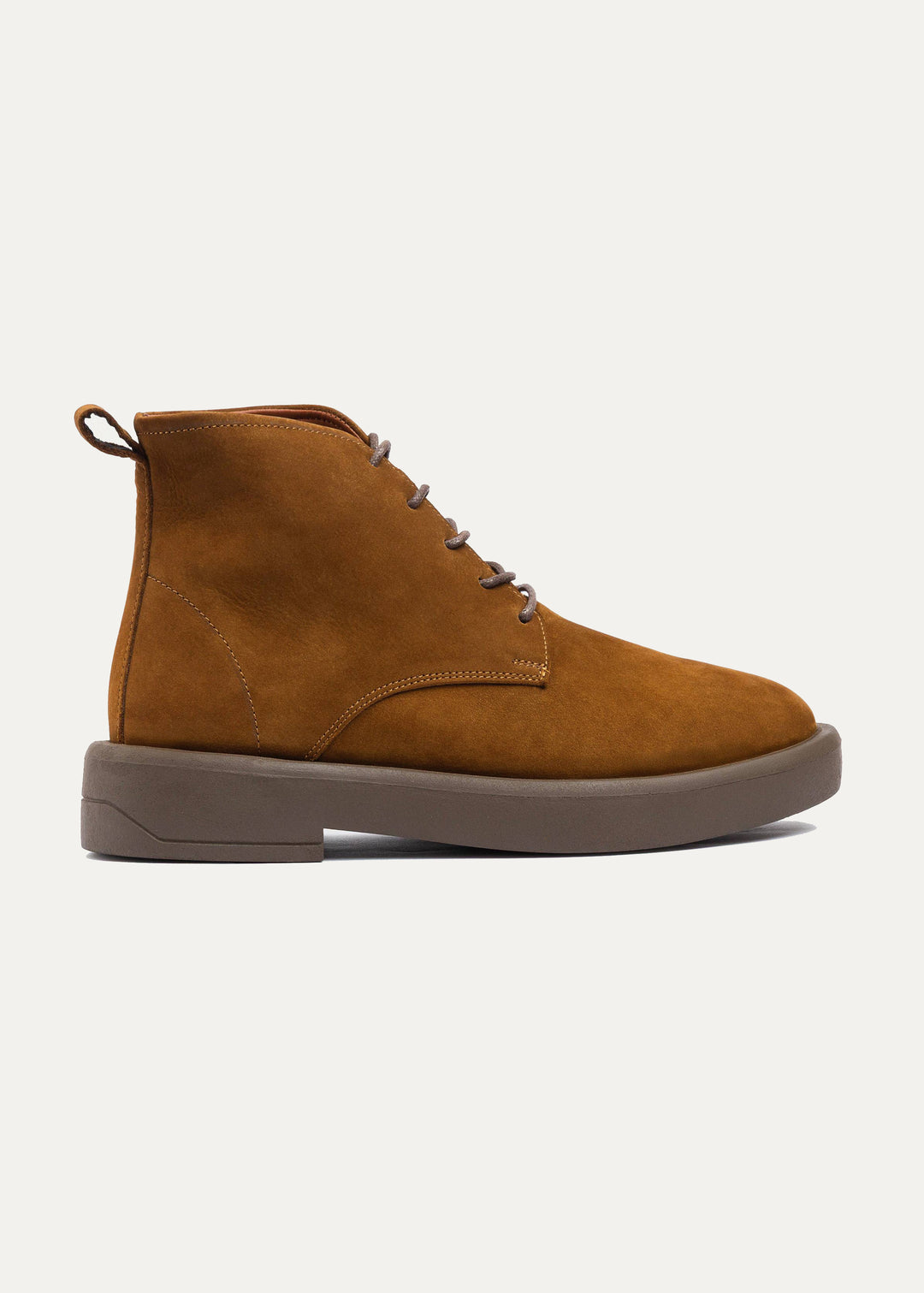 Achilles | Heritage Brogue Leather Boots | Caramel Brown