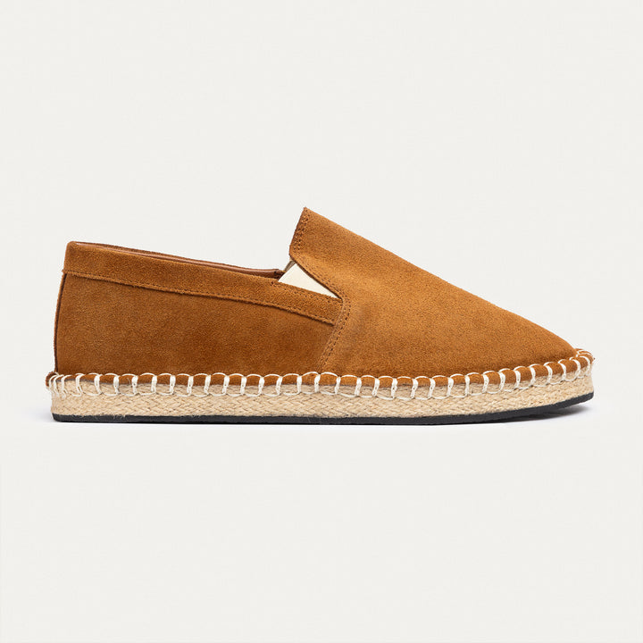 Achilles | Men's Espadrille Suede Edition - Light Brown