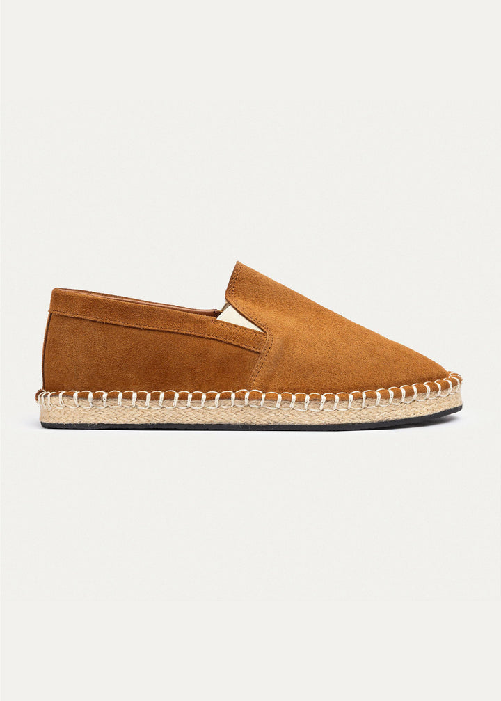 Achilles | Men's Espadrille Suede Edition - Light Brown
