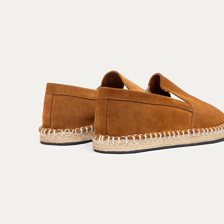 Achilles | Men's Espadrille Suede Edition - Light Brown