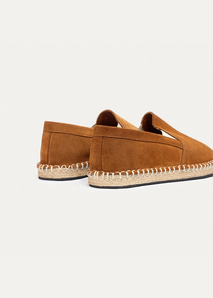Achilles | Men's Espadrille Suede Edition - Light Brown