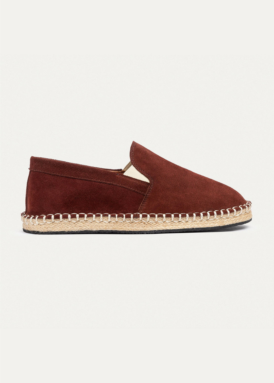 Achilles | Men's Espadrille Suede Edition - Oxblood