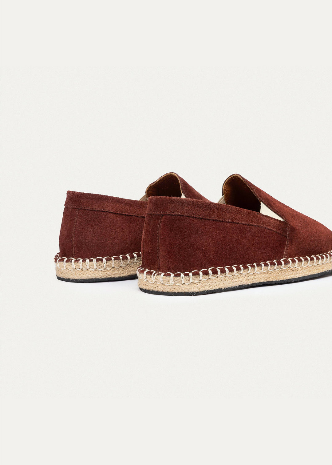 Achilles | Men's Espadrille Suede Edition - Oxblood