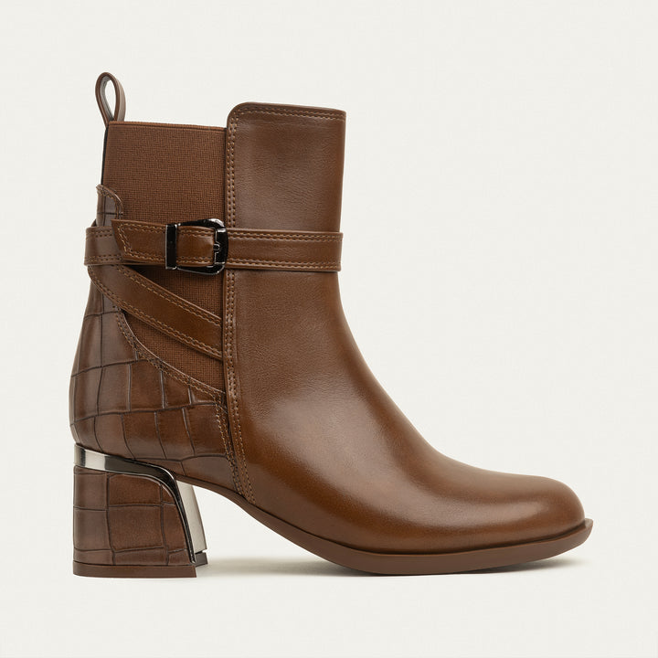 Velora Block Heel Ankle Boot -  Havan