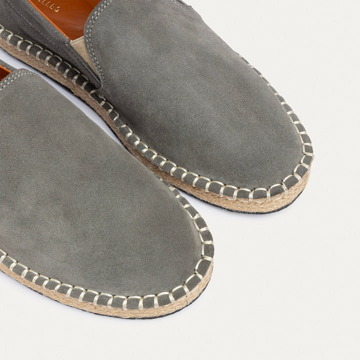 Achilles | Men's Espadrille Suede Edition - Gray