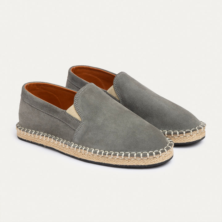 Achilles | Men's Espadrille Suede Edition - Gray