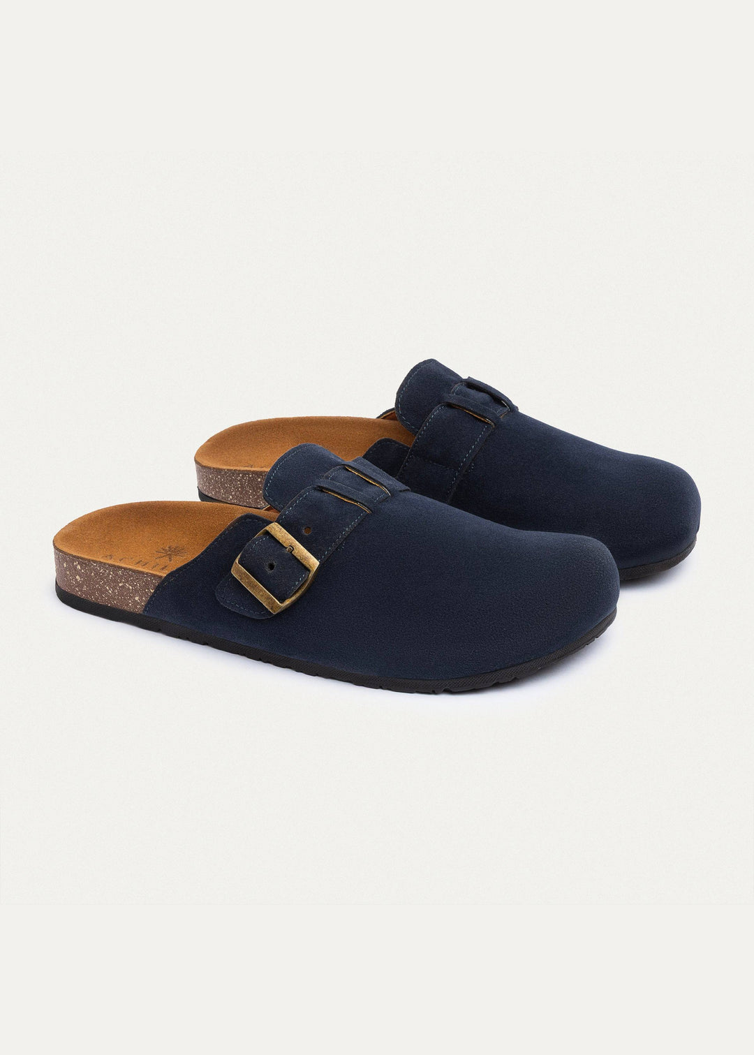 Boston Soft Footbed Suede Leather- Navy Blue