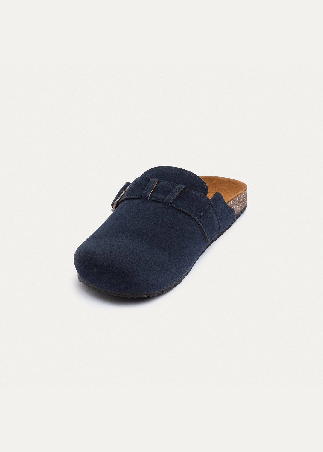 Boston Soft Footbed Suede Leather- Navy Blue