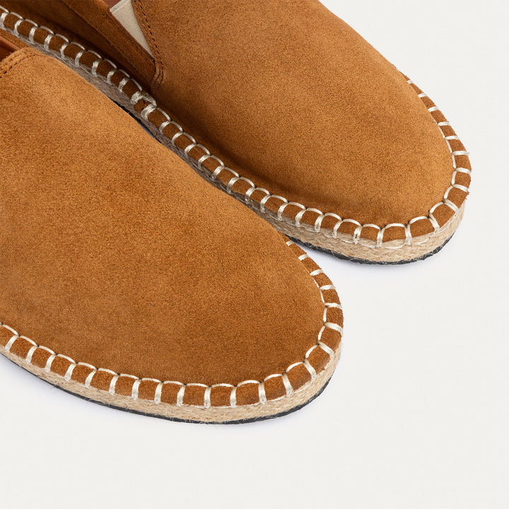 Achilles | Men's Espadrille Suede Edition - Light Brown