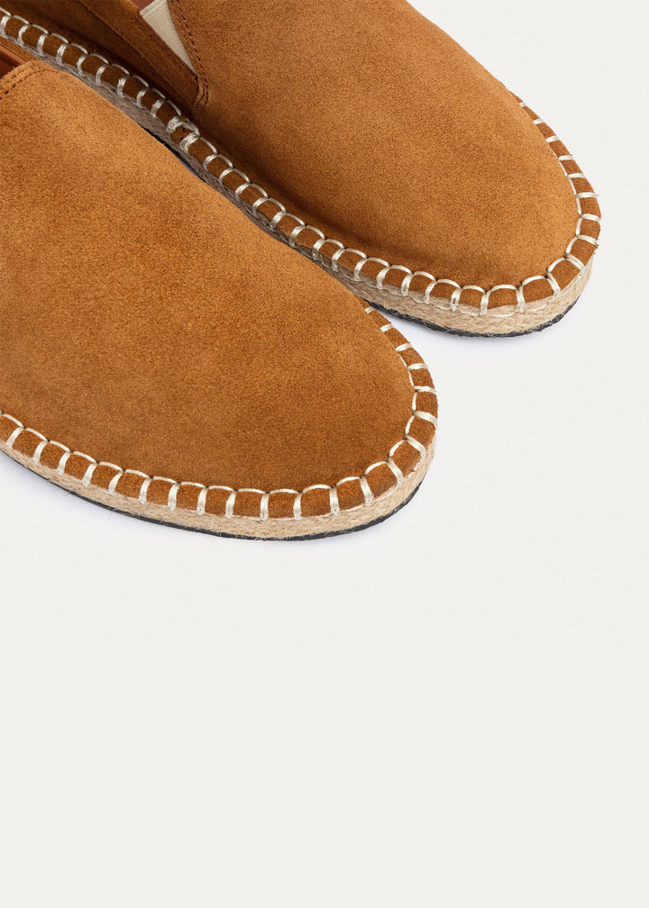 Achilles | Men's Espadrille Suede Edition - Light Brown
