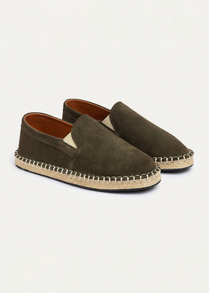 Men's Espadrille Suede Edition | Olive