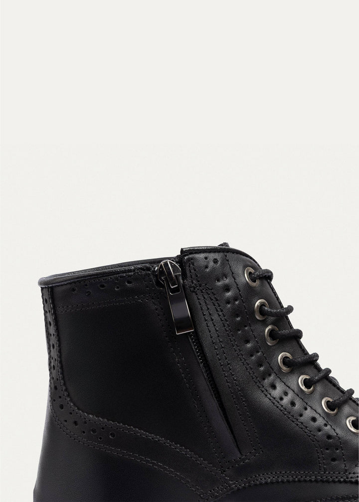 Achilles | Regent Brogue Boots | Black