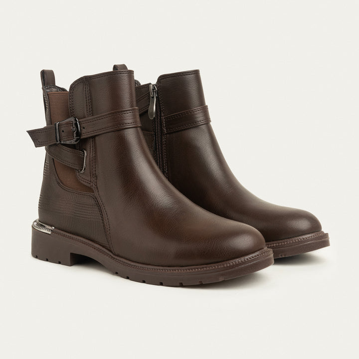 Amara Ankle Boot -  Brown