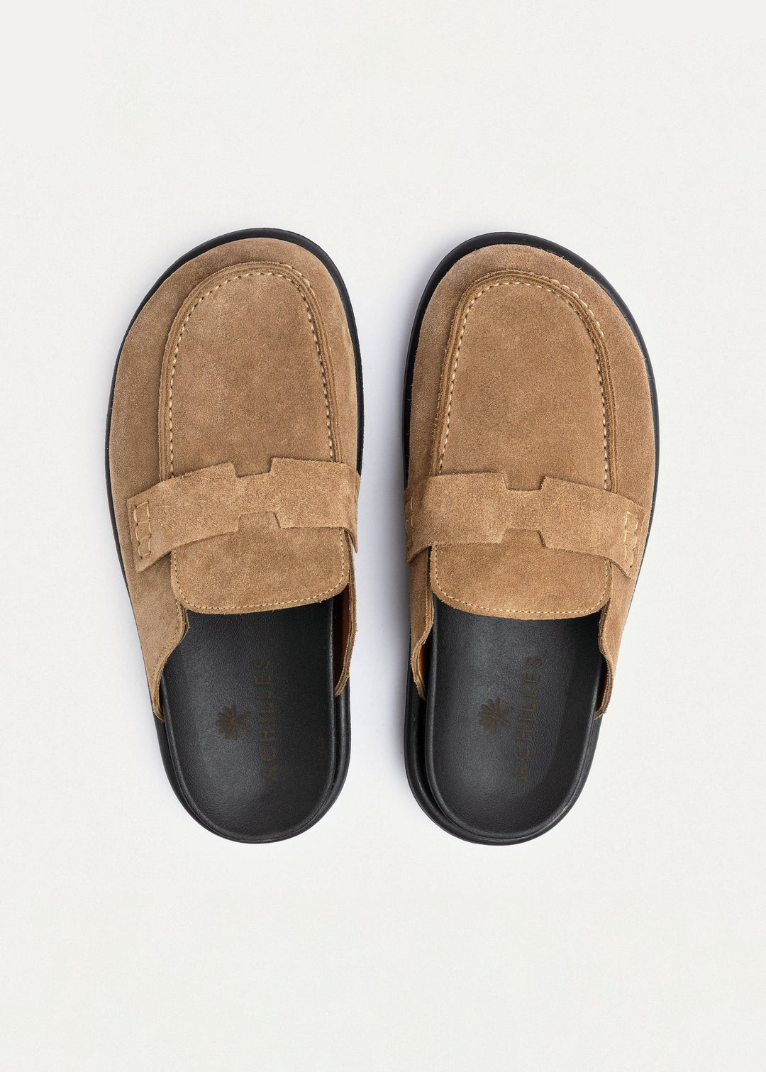 Achilles Suede Slip-On Loafer Mule | Cafe