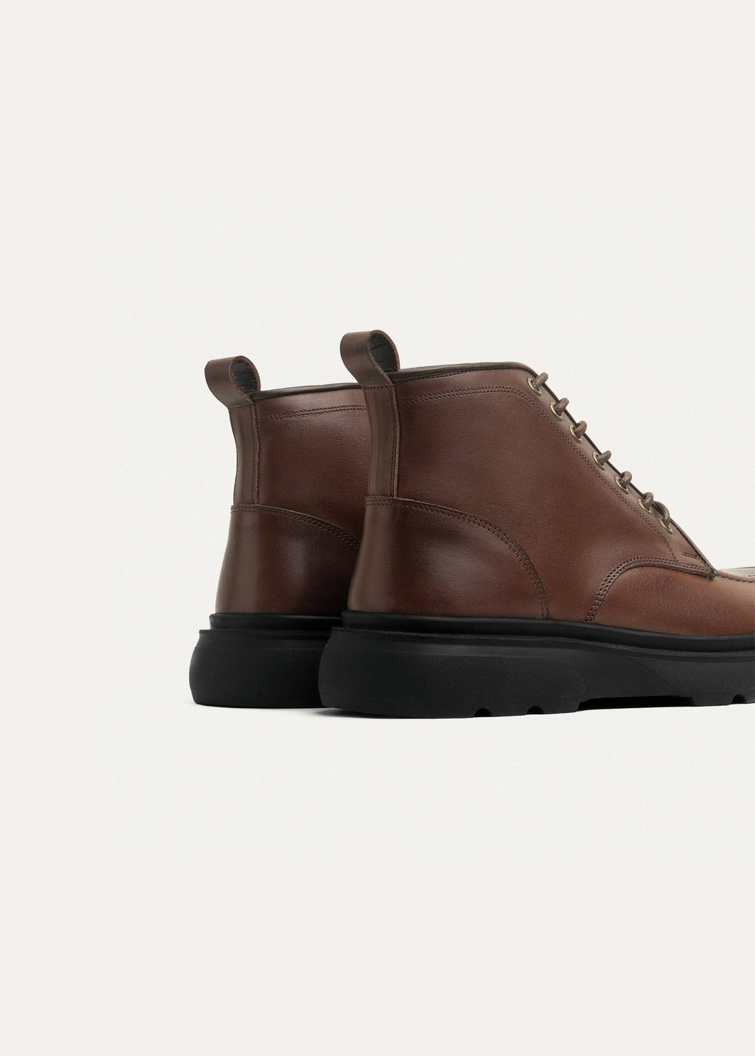 The Ranger Genuine Leather Half Boots - Brown