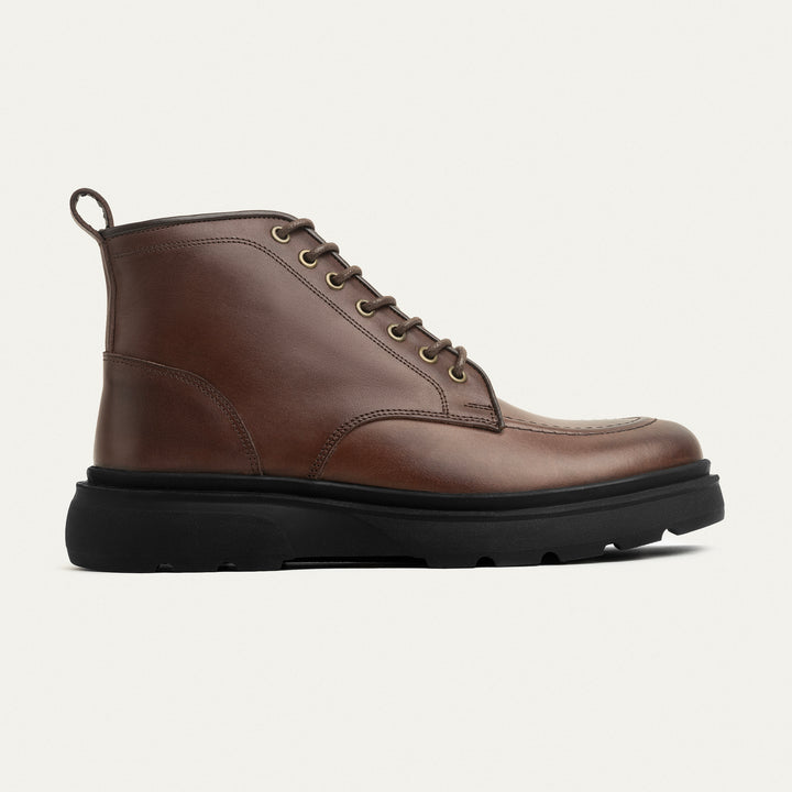 The Ranger Genuine Leather Half Boots - Brown