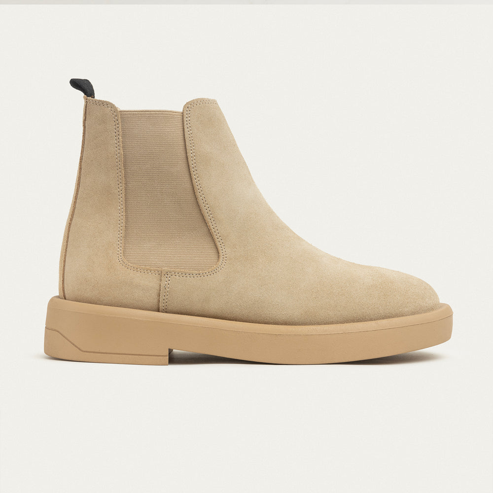 Rustic Luxe Chelsea Boots- Beige