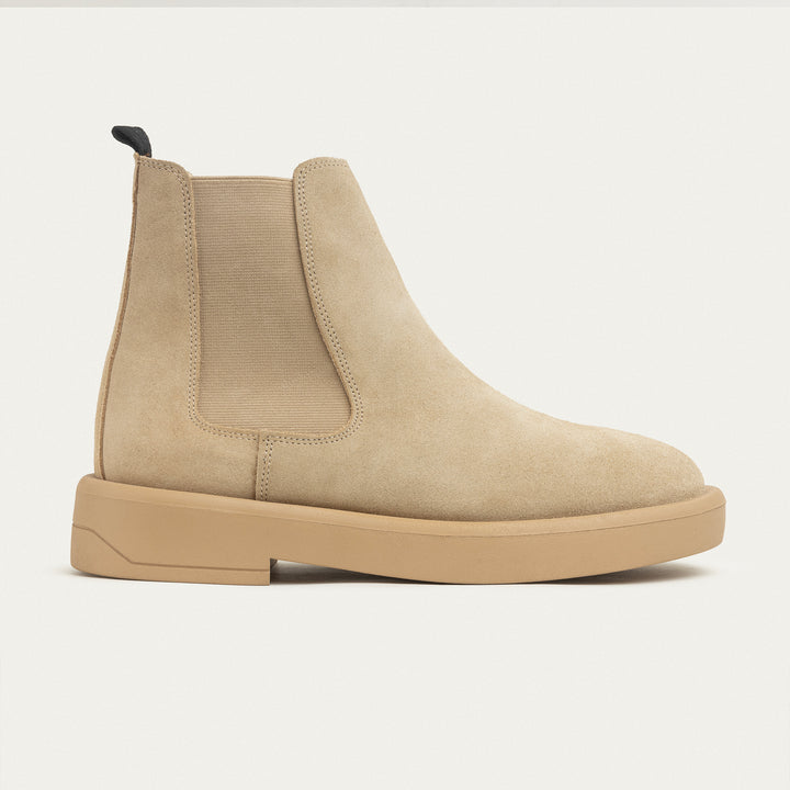 Rustic Luxe Chelsea Boots- Beige