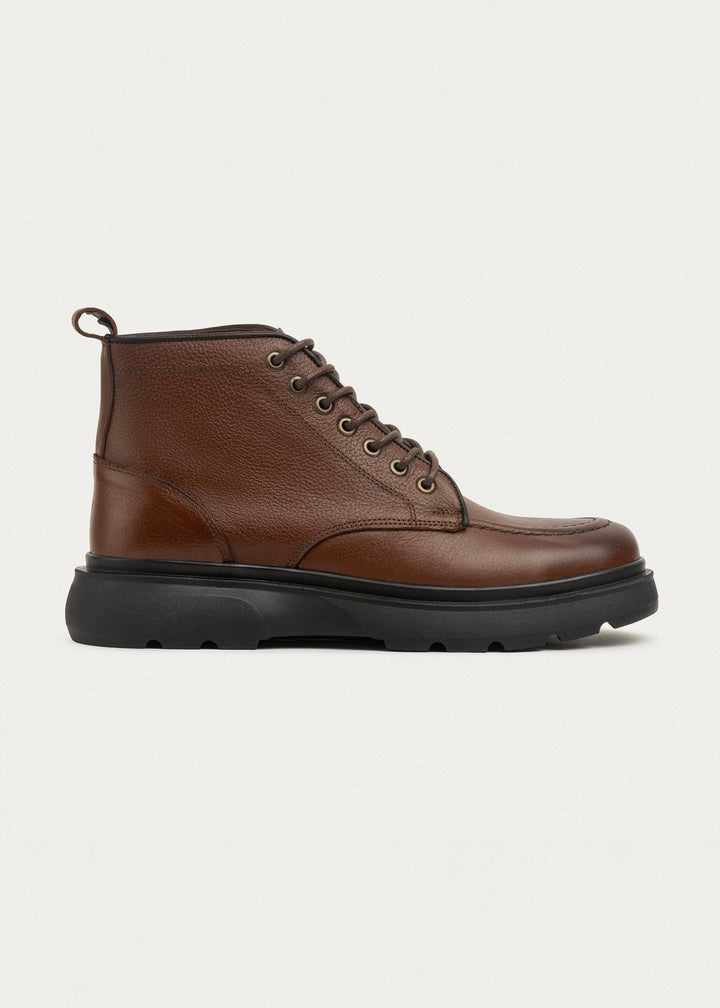The Ranger Genuine Leather Half Boots - Textured Brown