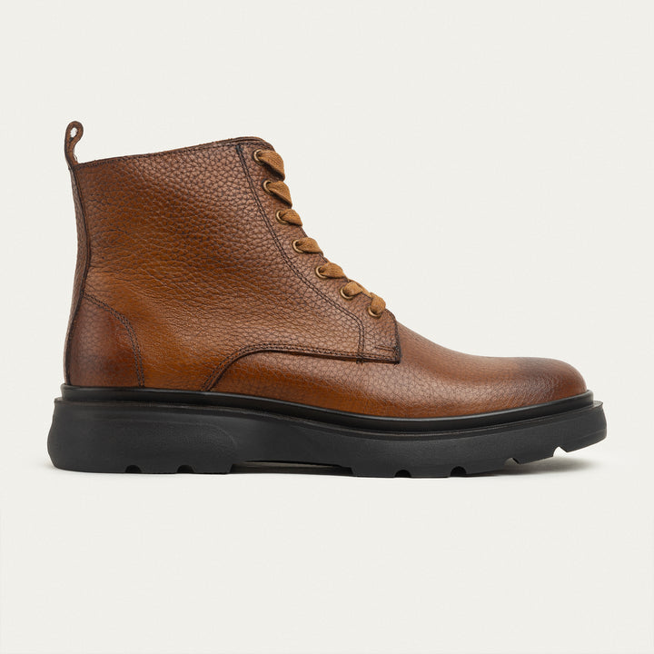 The Stompers Genuine Leather Half Boots - Textured Havan