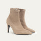 Ankle-high boots | Flat Beige