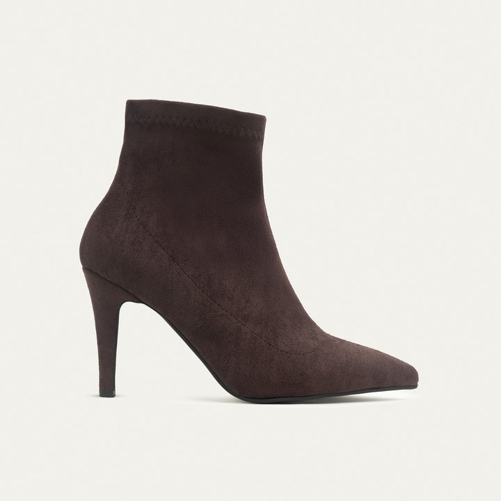 Ankle-high boots - Flat Brown