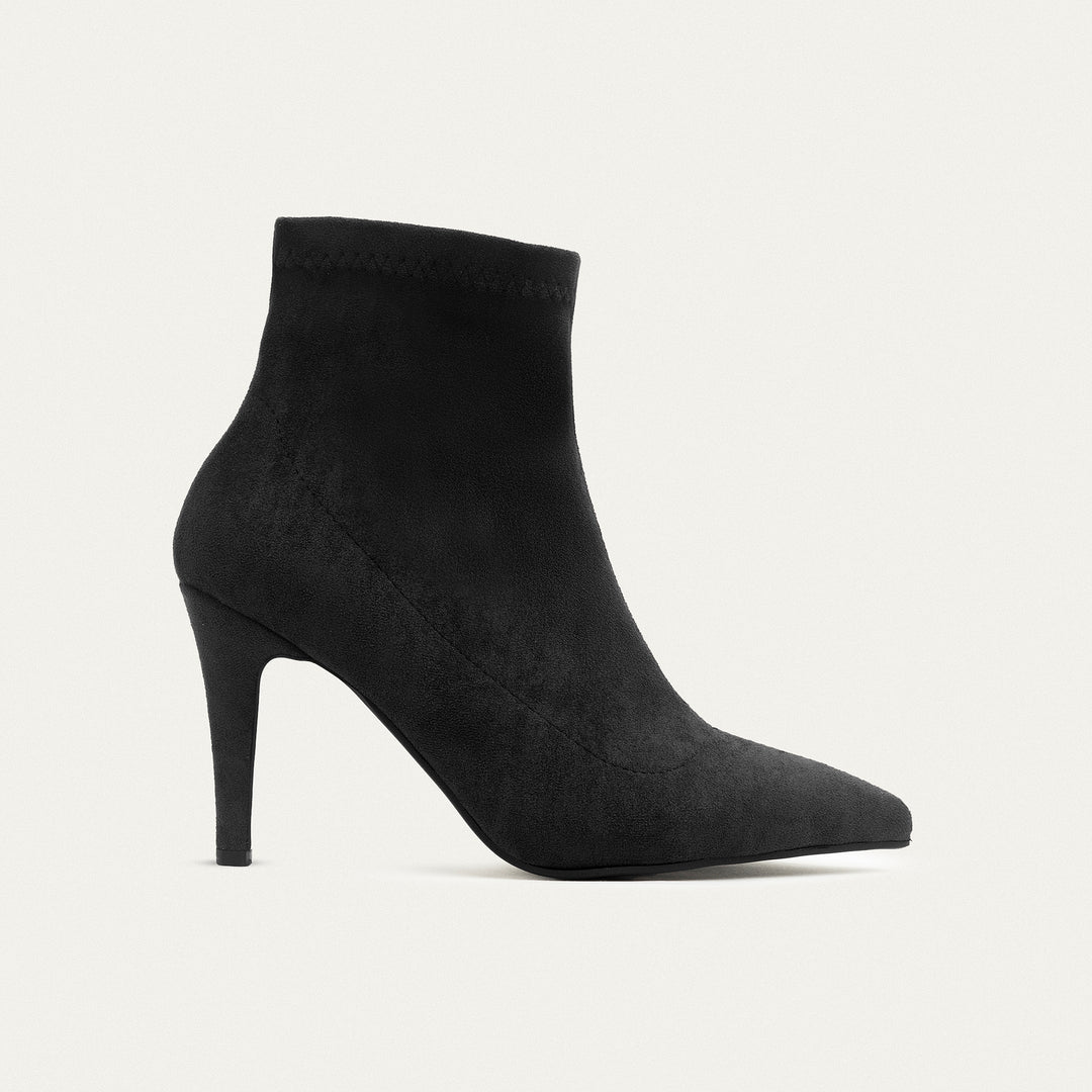 Ankle-high boots - Flat Black