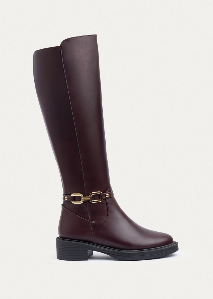 Achilles | Equestria Tall Boots | Burguandy