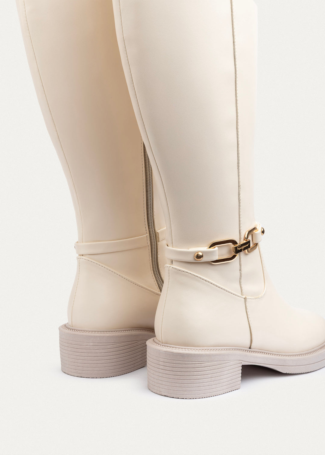 Achilles | Equestria Tall Boots | Beige