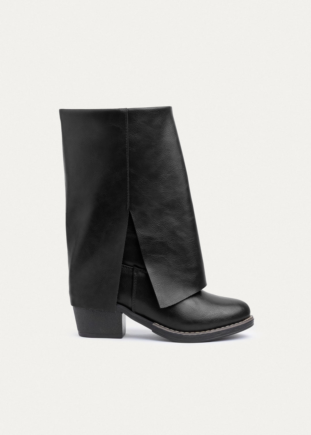 Achilles | Aspen Folded Ankle Boots | Black
