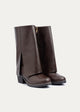 Aspen Folded Ankle Boots | Brown
