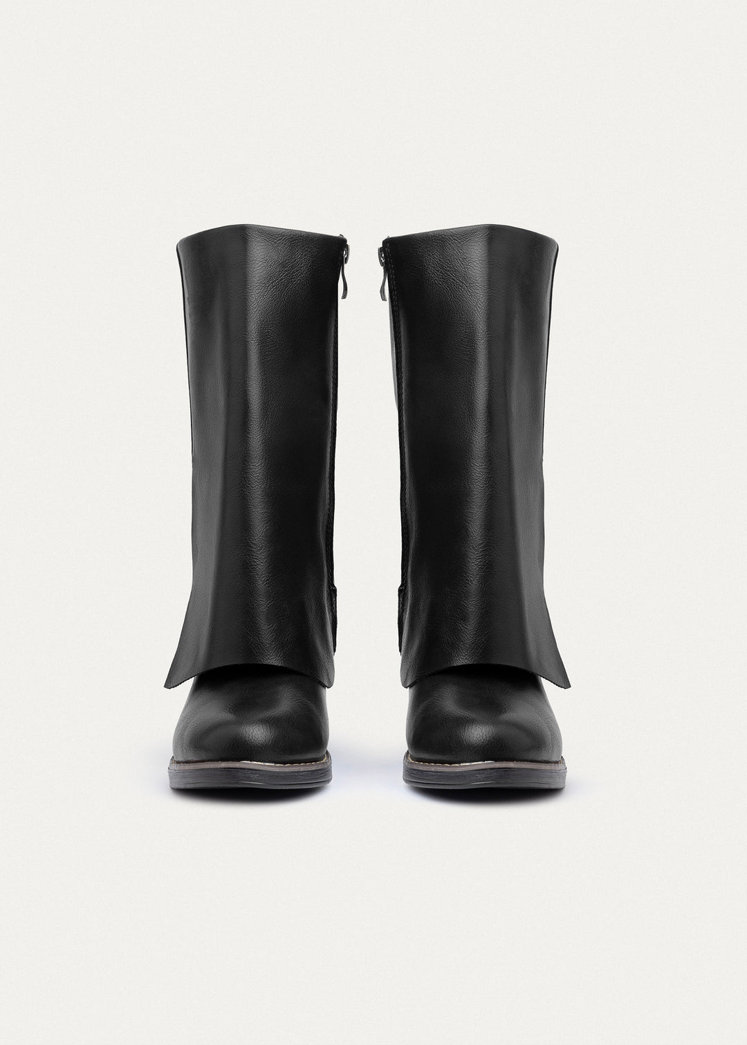 Achilles | Aspen Folded Ankle Boots | Black